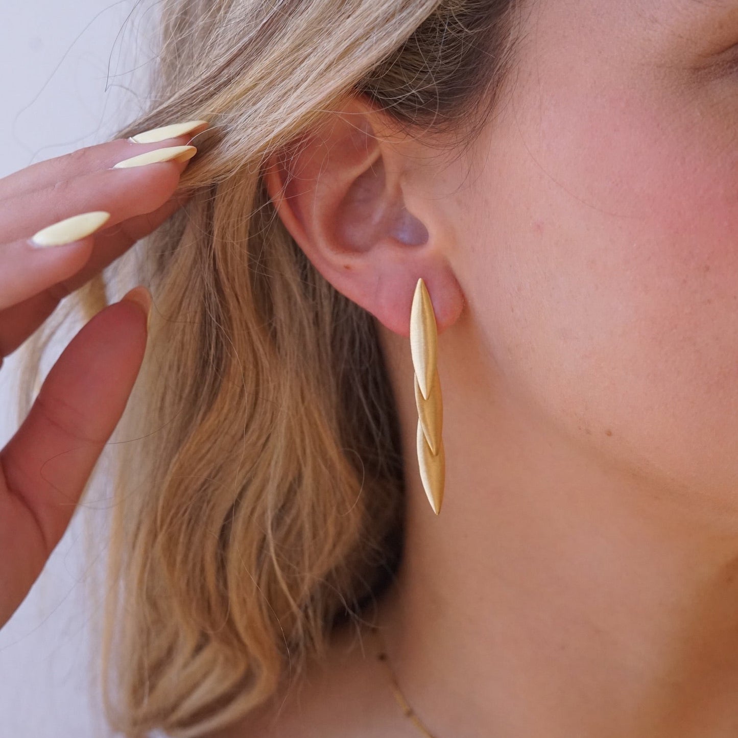 Gold Leaf Earring