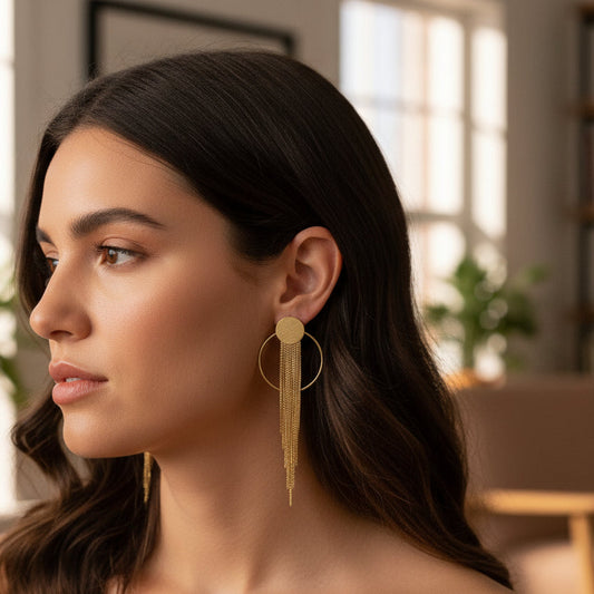 Helena Fringe Earring