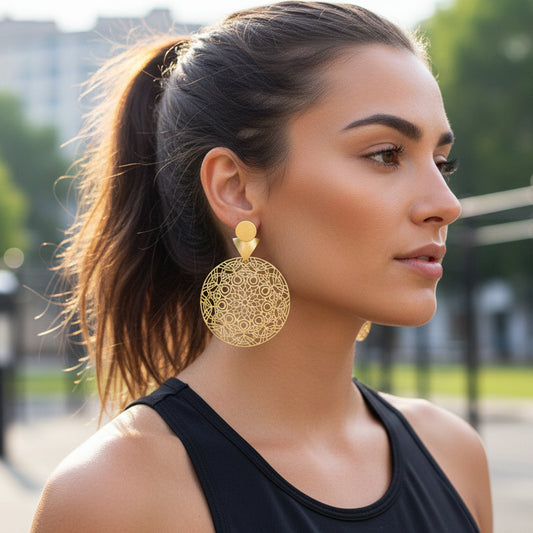 Maria Mandala Earring