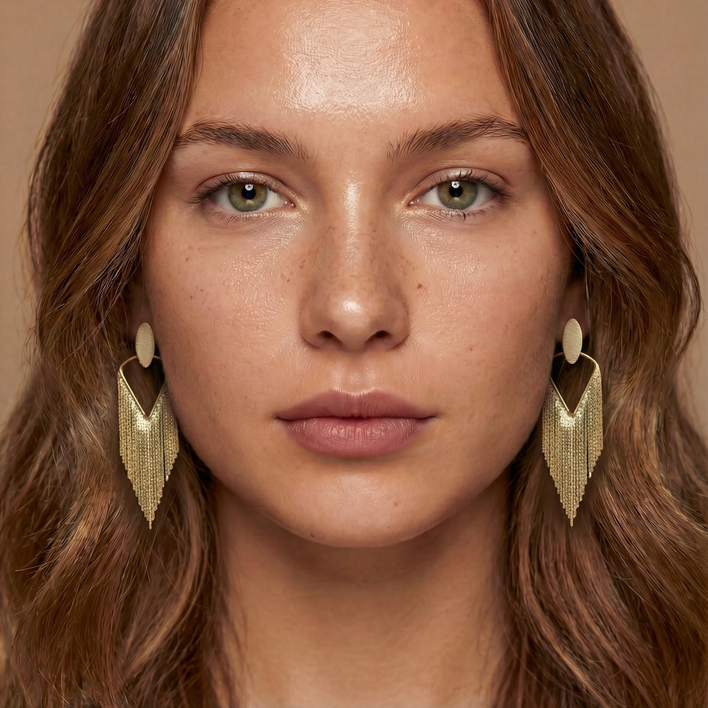 Fringe Triangulo Earring